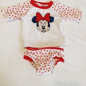 Disney Baby 2 pieces swimming Minnie Mouse size 0/3 months